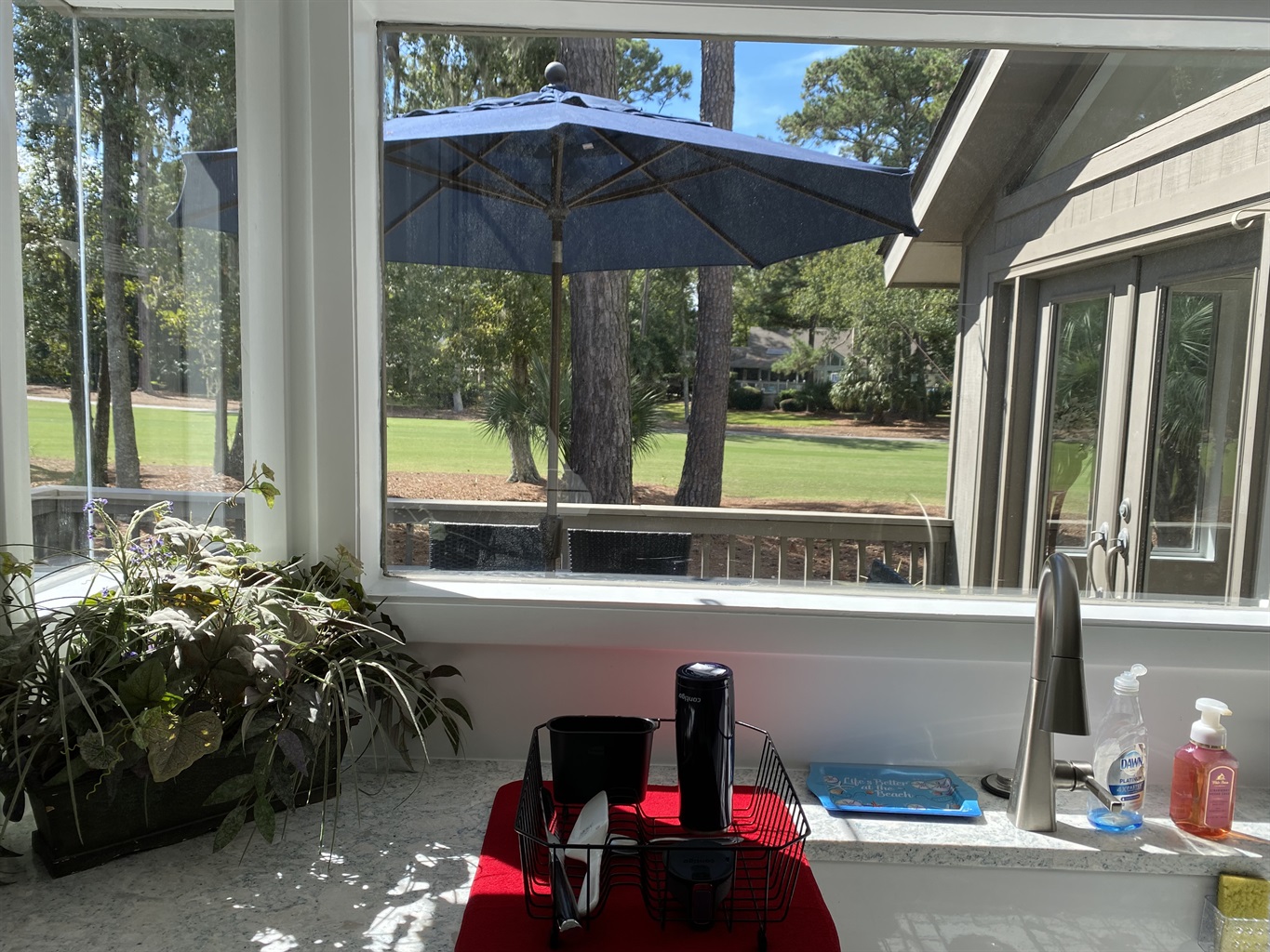 View from kitchen sink