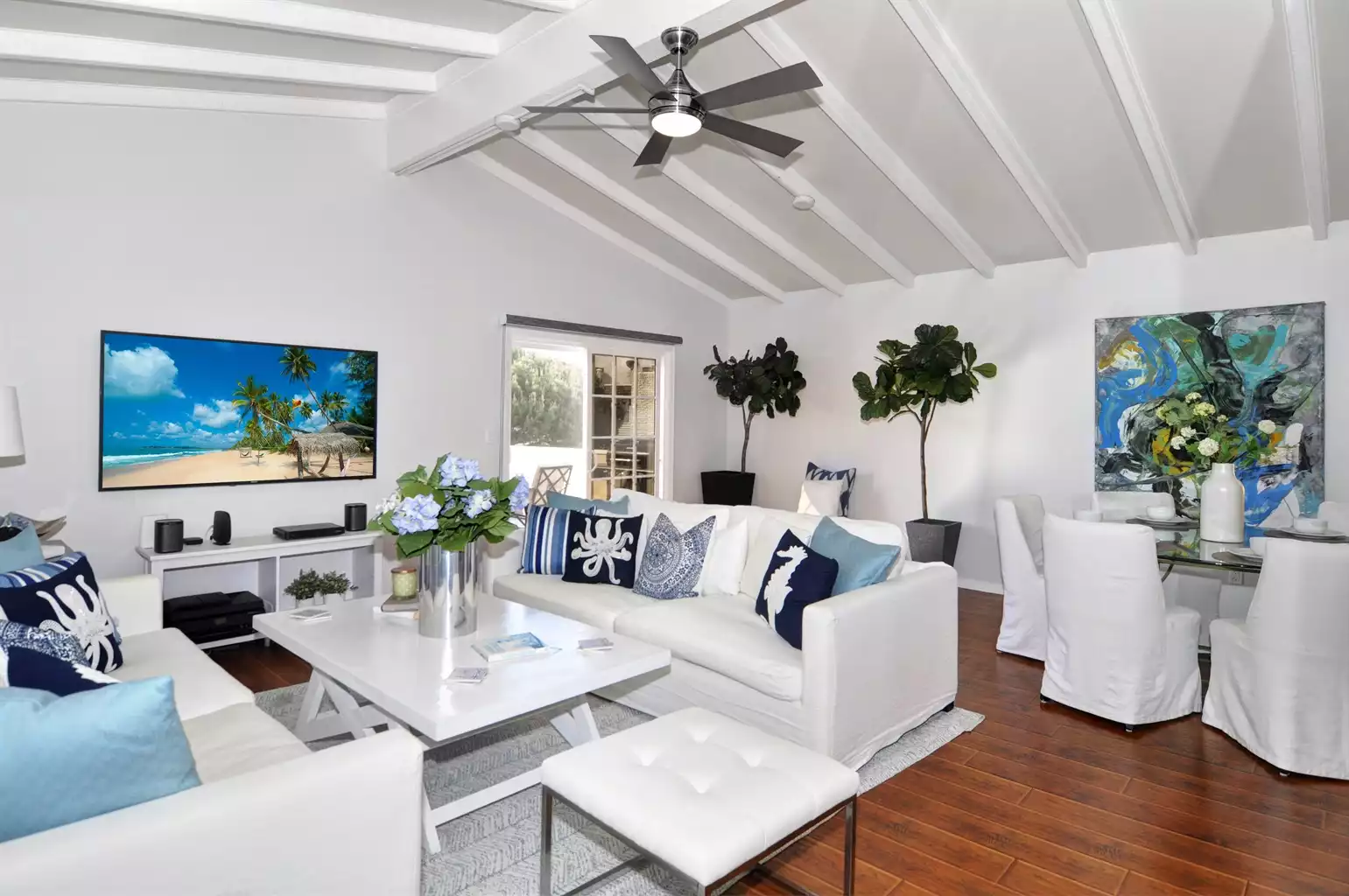 Enjoy Quality Family Time in the Spacious Living Room Living Room