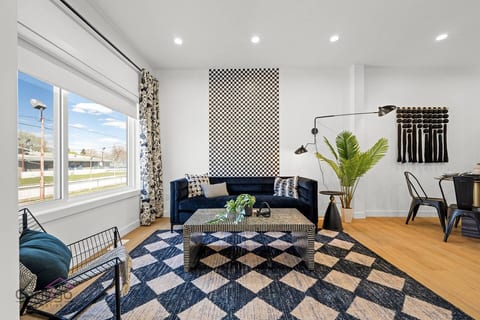 Kick back , relax, and enjoy the good vibes in our stylish living room.