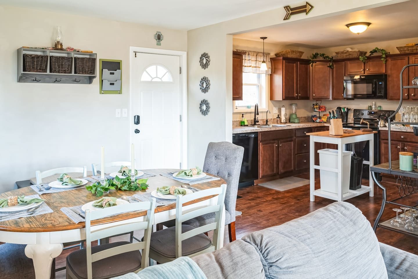 Dining Room | Open-Concept Space with Fully Equipped Kitchen