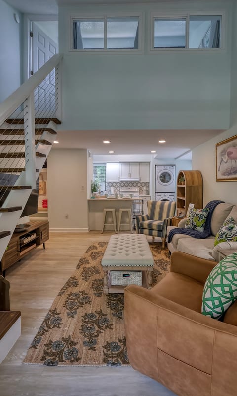 Bright and Airy Living Room with Balcony Access