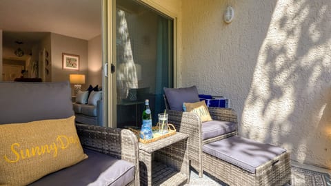 Relax & Recline: Balcony with Footrest Loungers