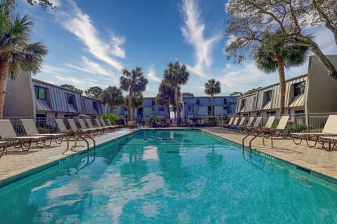 Private Community Pool Steps from Beach Path