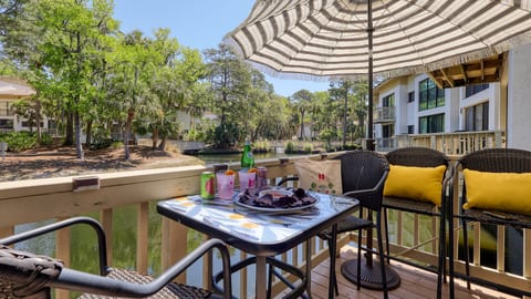 Balcony with Peaceful Lagoon views