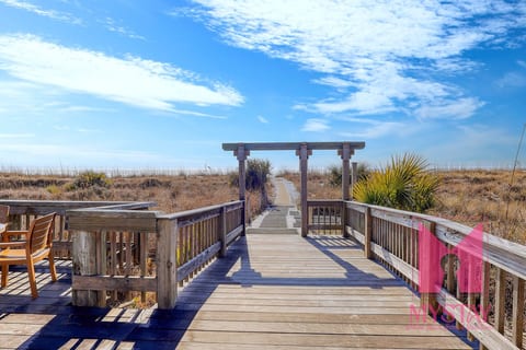 SeaCrest's Private Beach Path