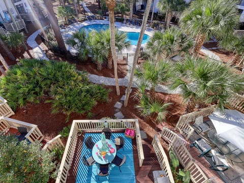 Rare 3rd-Floor Balcony with Sweeping Pool Views