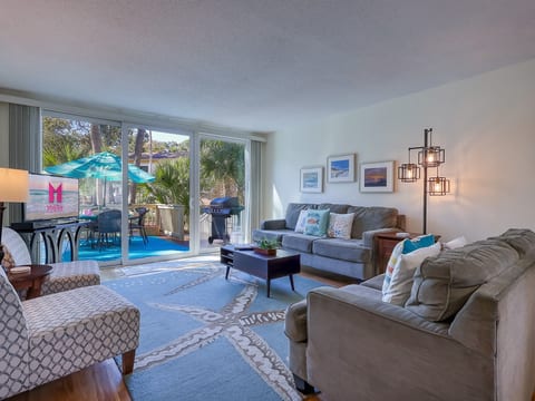 Open Living Space with Relaxed Coastal Vibes
