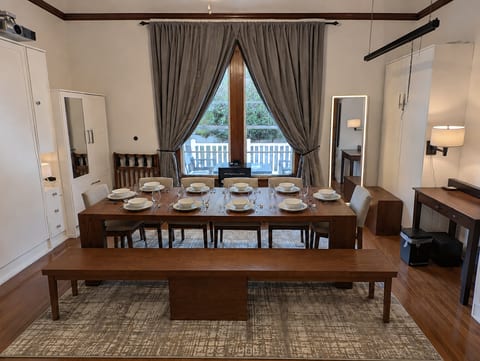 Watersong Room in dining room configuration, one of many configurations possible.
