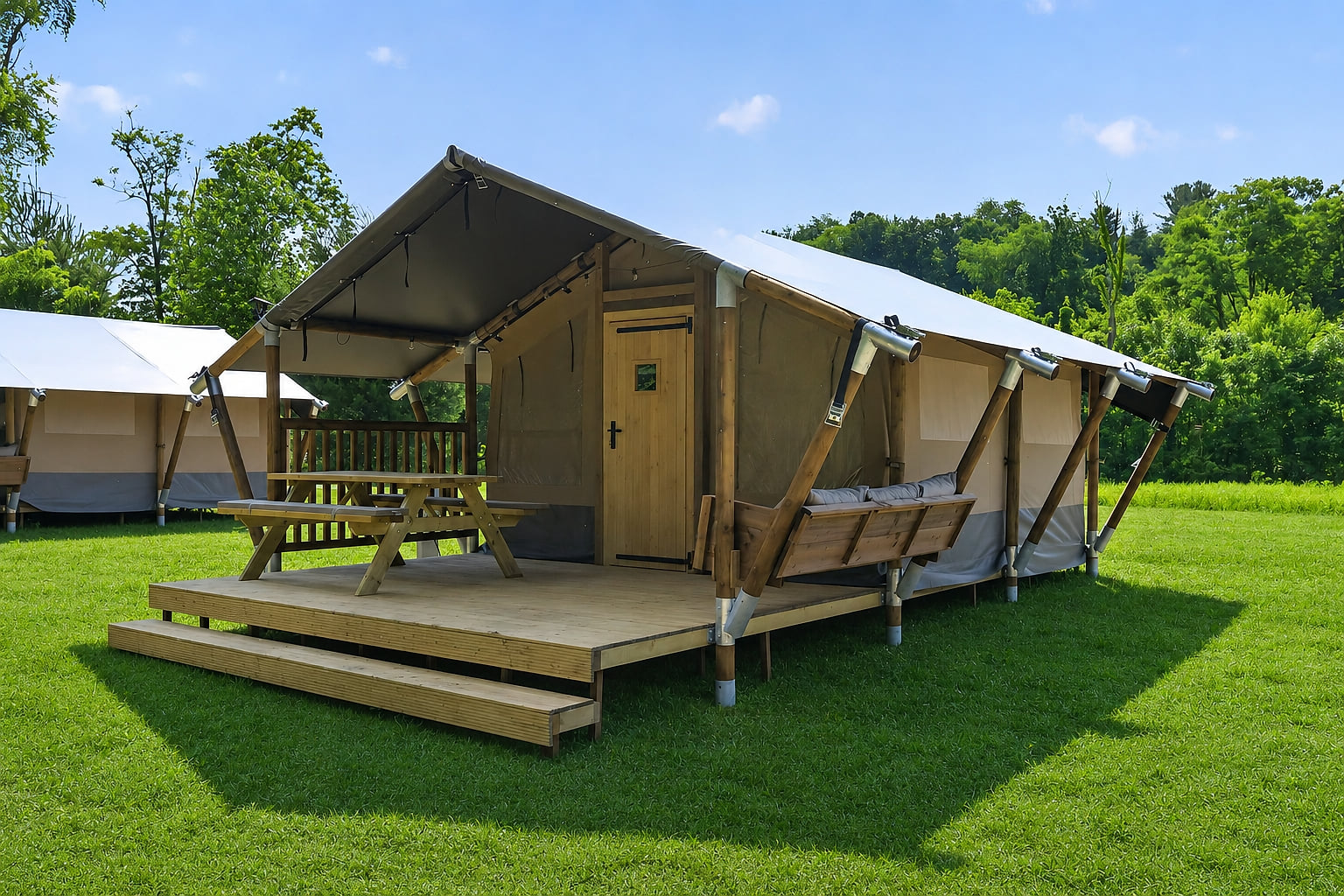 Virginia Glamping Getaway | Luxury Tent with River Views