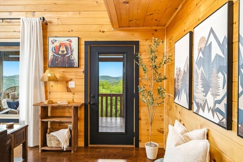 Entrance to the Smoky Mtn views from the balcony