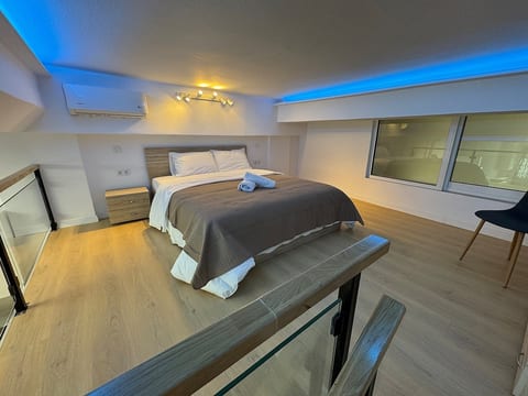 Main bedroom in loft