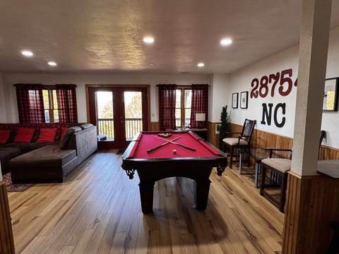 Gather in the lower-level game room for pool, TV and relaxed evenings together.