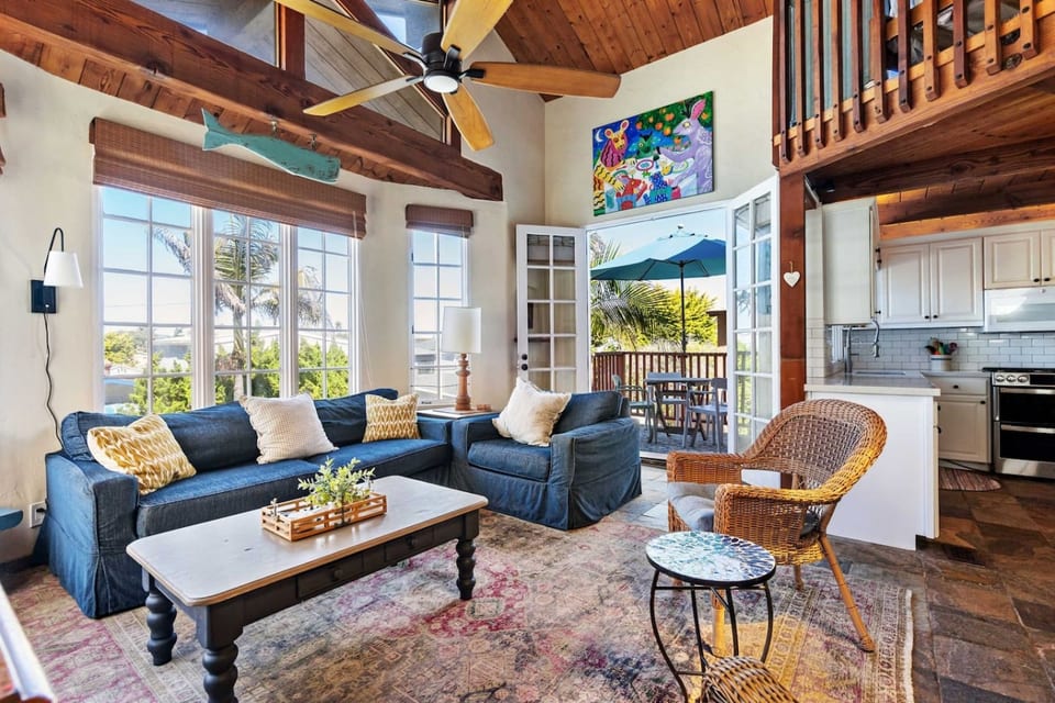 Expansive, naturally lit living room for the entire family!