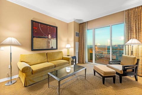 View toward the balcony