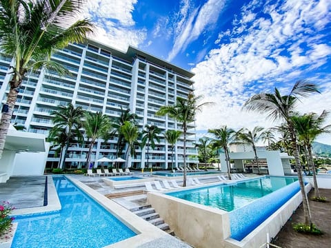 Ocean View Beach Front Condo in the Center of Town