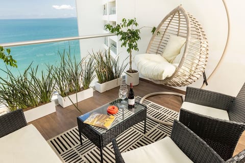 Ocean View Beach Front Condo in the Center of Town