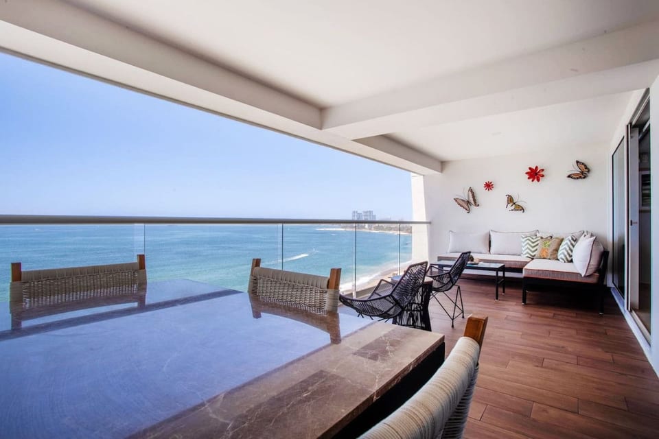 Luxury 2BR Beachfront Escape | Stunning Views from Private Balconies - Puerto Vallarta