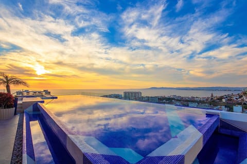 Infinity pool with amazing views