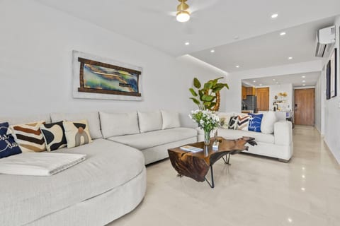 Spacious living room area
