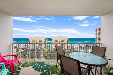 Gather outdoors and enjoy panoramic Gulf views with plenty of space to dine, relax, and soak in the beach atmosphere.