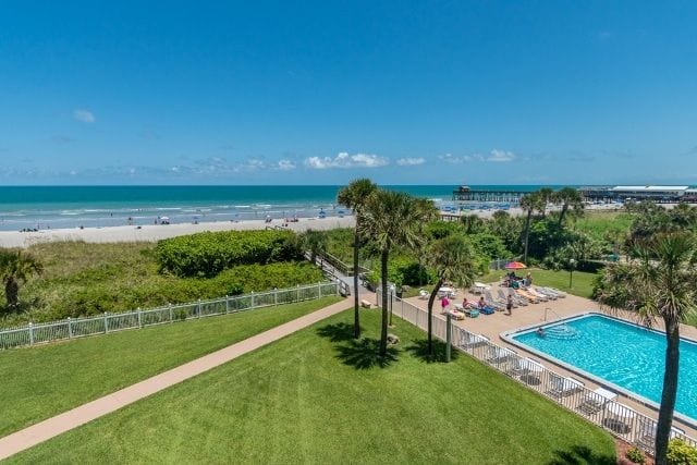 Walk to beach from your private
Walkover right next to the pool