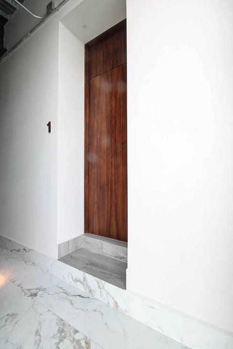 Exterior view of the room.