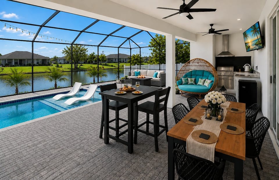 Waterfront Oasis | Heated Pool, Hot Tub & Dock image 1
