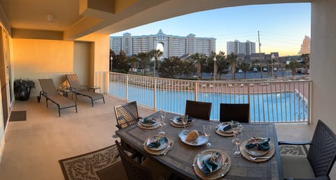 Oversized balcony