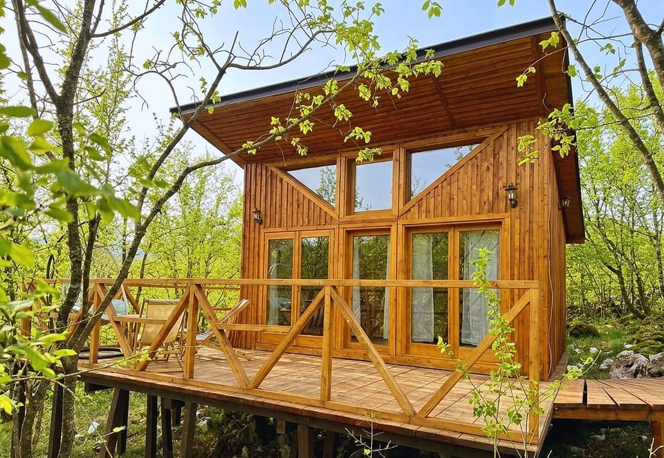 Mint is a cozy wooden bungalow for up to 4 guests. image 1