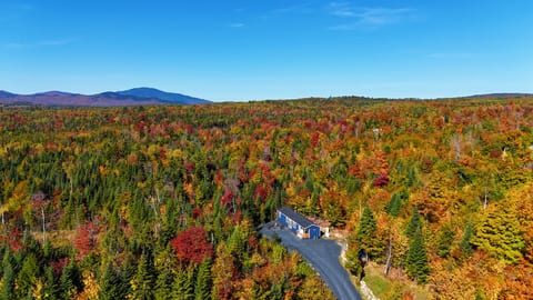 Private Maine Cabin Surrounded by Stunning Fall Foliage and Mountain Views