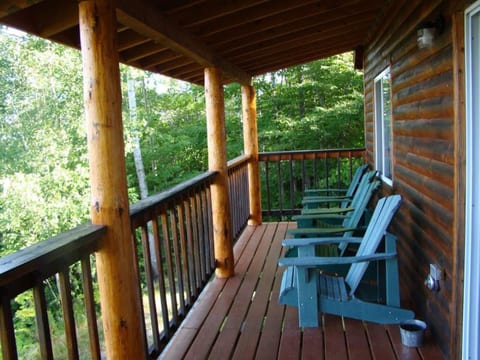 Covered Porch Overlooking Moosehead Lake