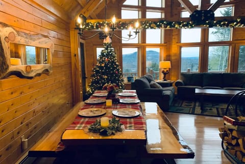 Prepare Dinner Looking at the Mountains