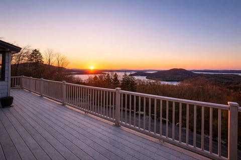 Sunset overlooking Moosehead Lake
