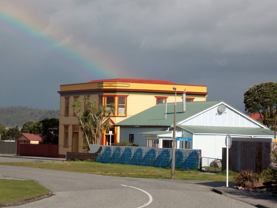 View of house from the beach. "Our stay at crooked mile cottage was amazing! Michelle and Garth were wonderful host and have thought of everything one might need for their stay. Would stay again if every in the area. Thanks again for sharing your li