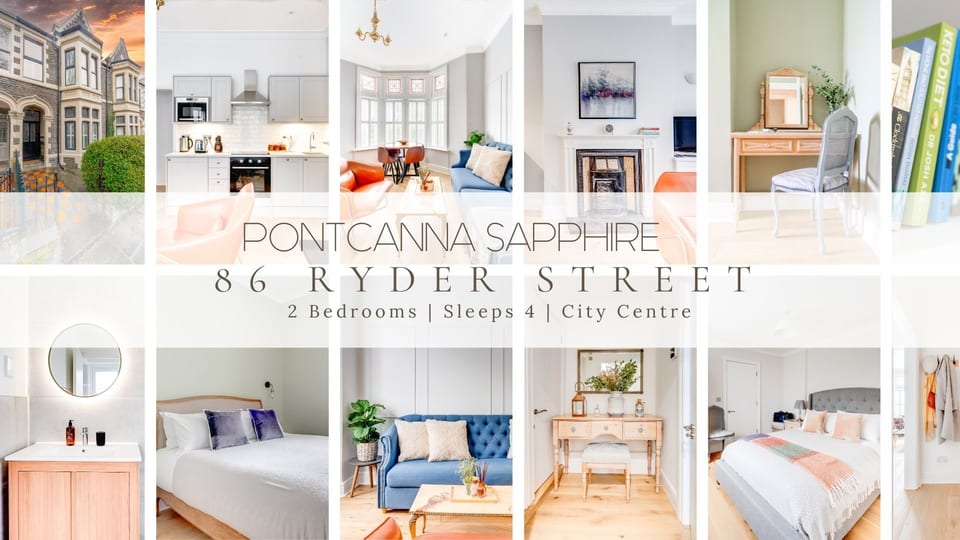 The Pontcanna Sapphire 2-Bed Haven - Cardiff