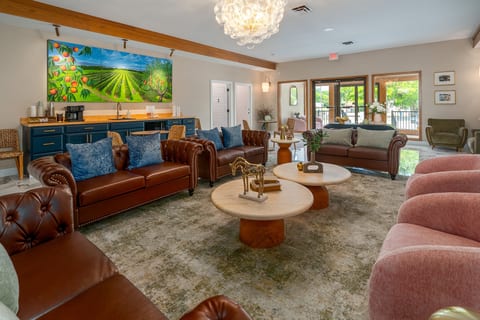 Conversational seating for you to mix and mingle with other suite guests.