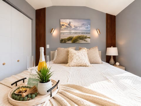 A comfortable and cozy bed that invites you to fully relax.