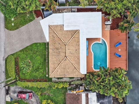 Private Backyard • Pool and Deck • Canal Views