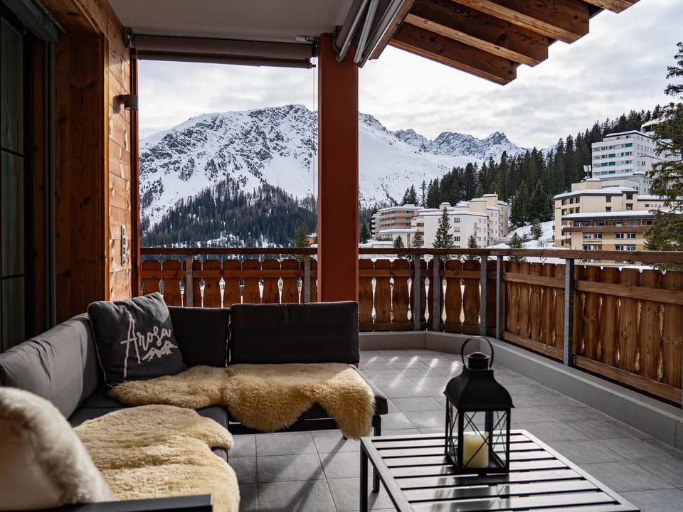 Amore Appartement/Fewo, Dusche und Bad, WC, 6-Bettwohnung - Arosa
