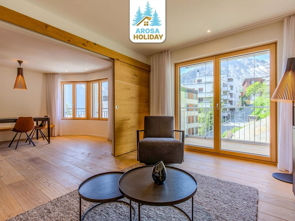 Appartement/Fewo, Dusche, WC, 6-Bettwohnung - Arosa