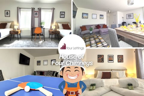 ★ Stylish 4 Bedrooms ★ Pool Table ★ WiFi ★ Netflix