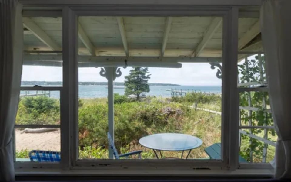 View of Vineyard Haven Sound from living room