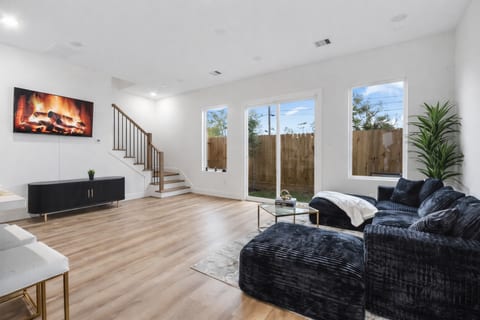 Cozy living room with modern decor