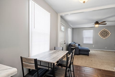 Kitchen View with Dining Table