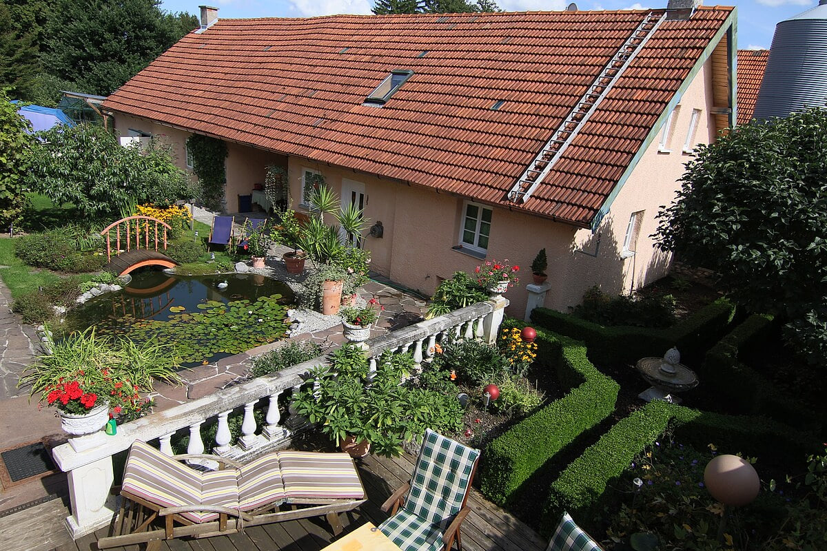 The garden is part of it ...