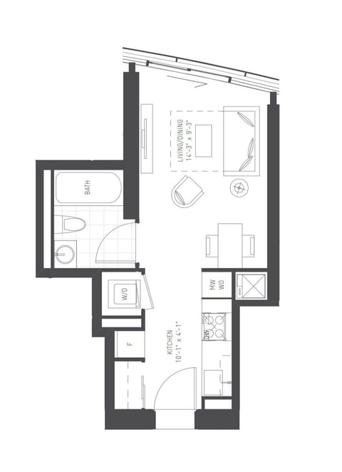 Booked Direct - Luxe Studio Downtown Toronto Core 40th + Floor