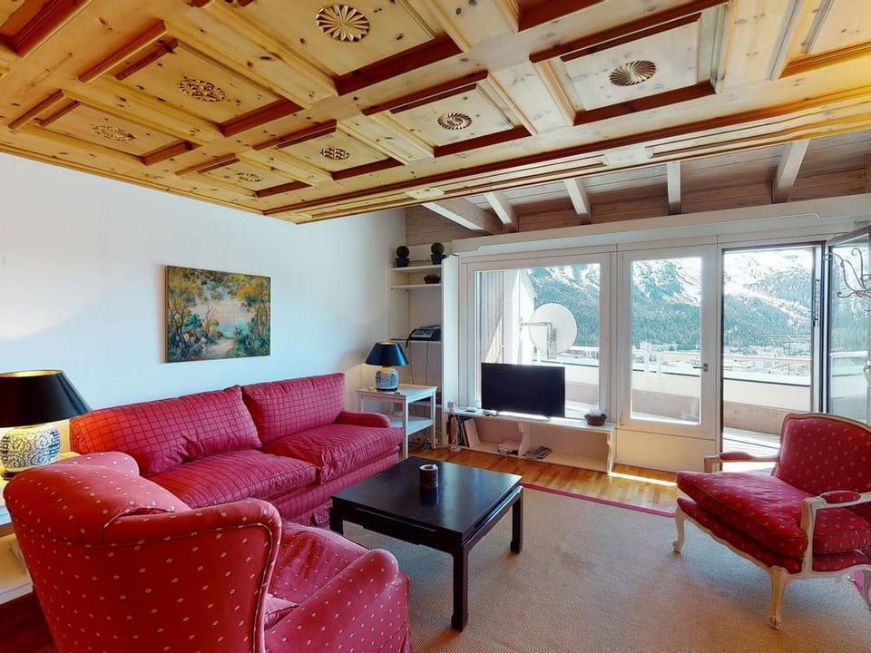 Apartment Tinus - Ruhige Wohnung im Zentrum von St. Moritz mit Aussicht - Saint Moritz