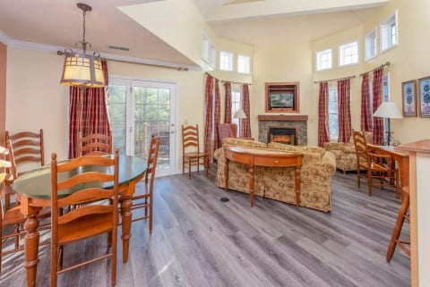Side view of Living room