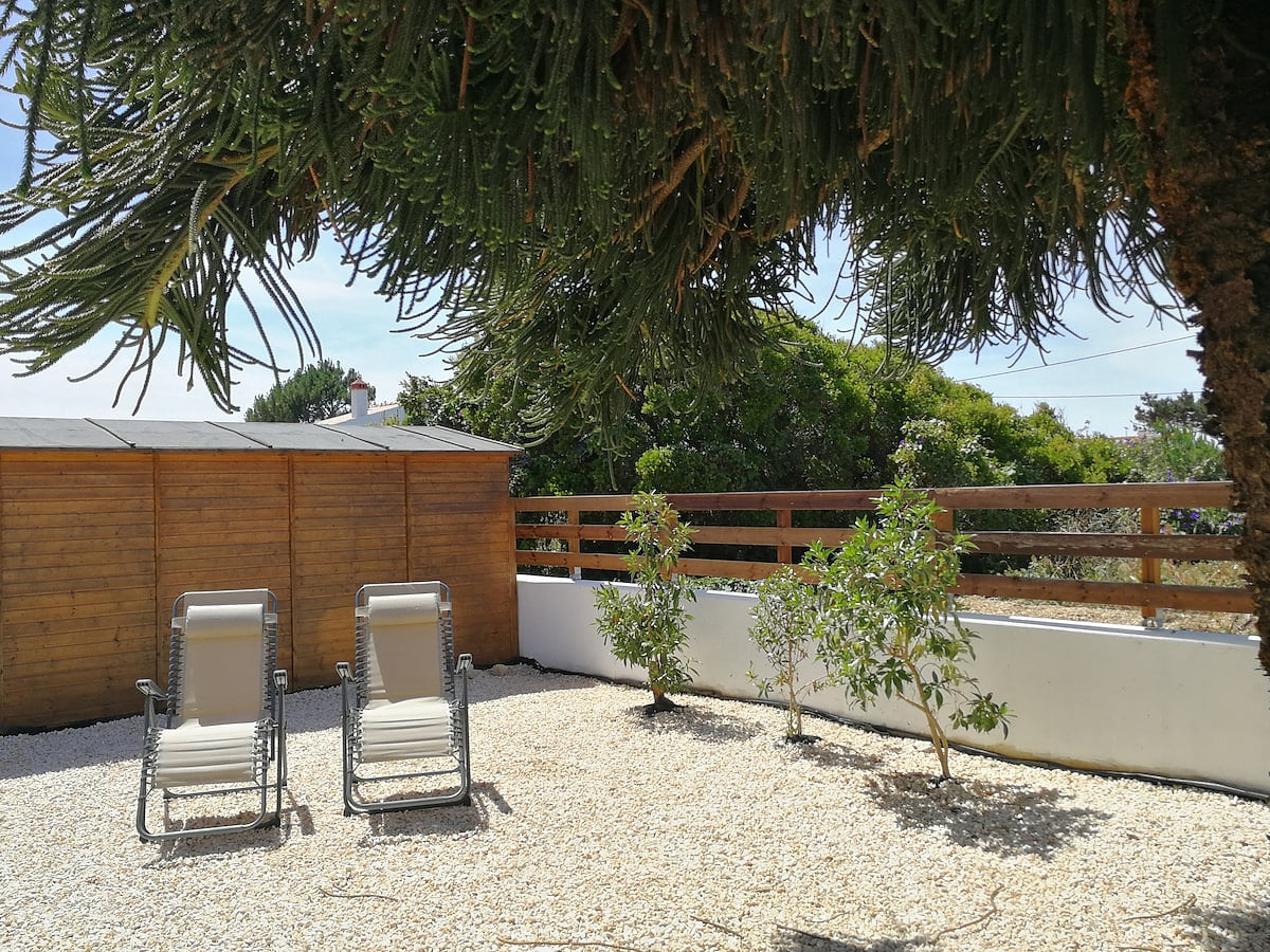 Spacious private backyard