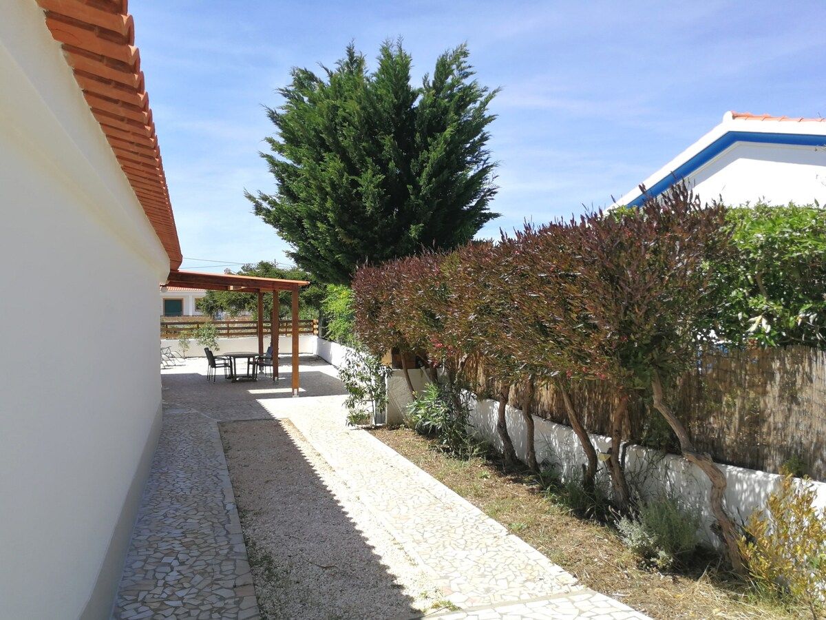 Private entrance with spacious private backyard